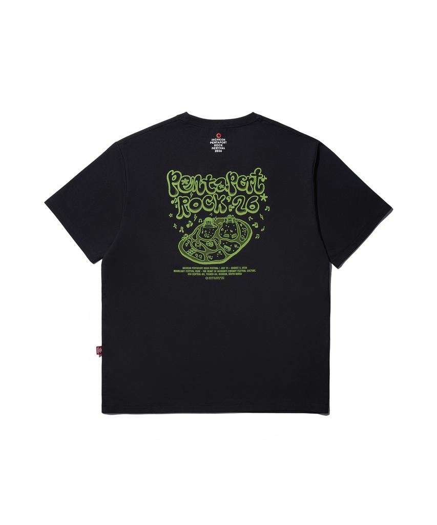 MADDEN 2026 Pentaport Landscape Graphic Cooling T-Shirt Black