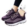 Autumn and winter velvet shoes medium sports soft sole light walking shoes