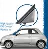 Door Mirror Flag Cover Molding Left Driver&Right Passenger Side Compatible For Fiat 500 2012-2019 Replaces 1SJ85KX7AA 1SD00KX7AA