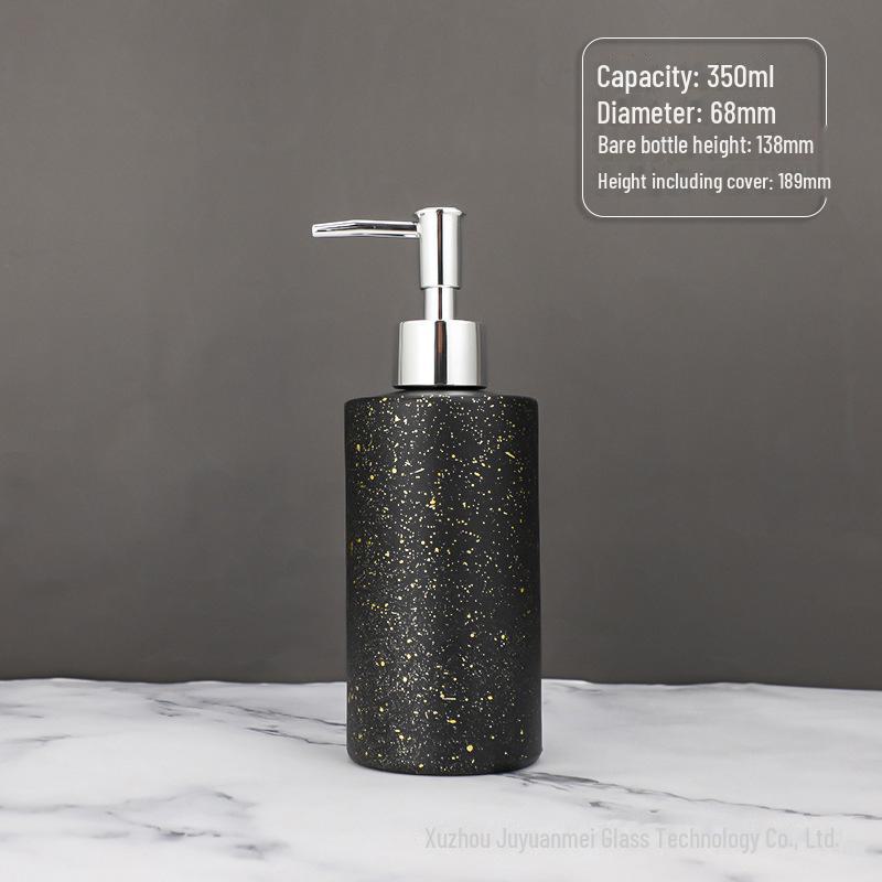 Nordic Style Glass Lotion & Soap Bottle for Home, Hand Sanitizer, and Hotel Shower Gel