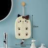 1 Pcs Super Absorbent Hanging Type Cat Embroidered Towelette Home Decor Dual Purpose Coral Velvet Hand Towel Bathroom Supplies