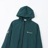 Champion Long Sleeve Stretch Windproof and Hooded Jacket with Embroidered Script Golf Water-Repellent Logo, Outerwear, C3-CG601-540-XL