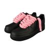 Nike Air Force 1 Custom Lacet Corde Noir Rose