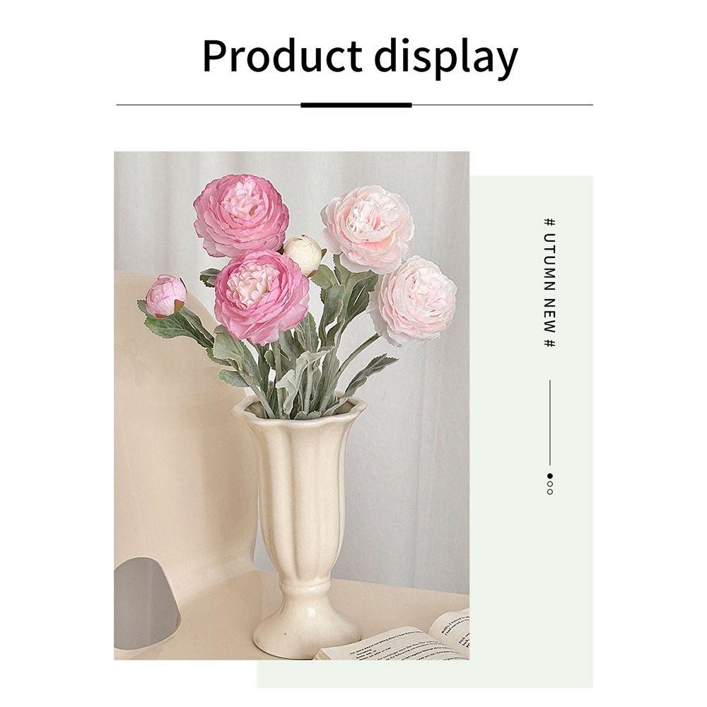 3 Köpfe Kunstblume Rose Pfingstrose Kunstblume Hochzeit Zuhause Wohnzimmer Dekoration