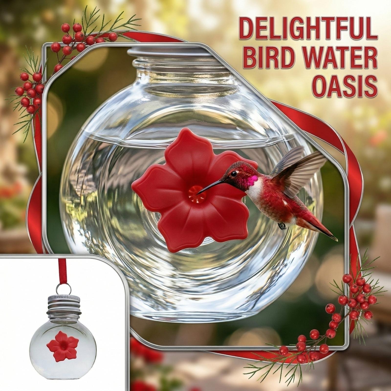 

Bird Water Feeder Hanging Bird Feeder one size білий