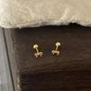 2025 Xiaohongshu Minimalist Bow Stud Earrings: Cute, Elegant, for Everyday Wear