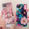 For Oppo A73 5G Case CPH2161 Luxury Flowers Butterfly Painted Cover Soft Slim Phone Case For Oppo A72 5G OppoA73 5G Fundas Coque