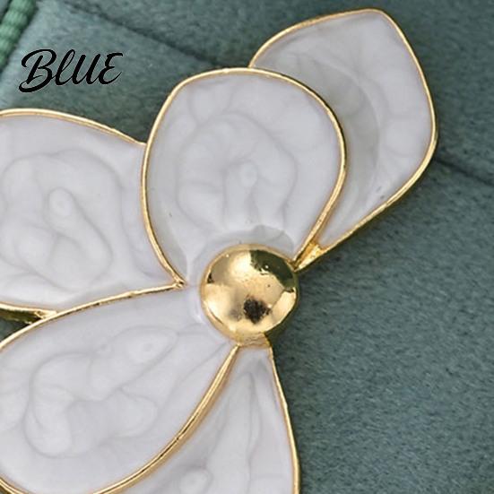 Ear Studs 1 Pair Stud Earrings 3D Layered Petal Design