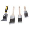 Angled Brushes with Paint Comb 2in 2.5in Short Long Handle Brushes for Painting Projects