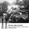 Garneck Motorcycle Lever Tassels Fringe Leather Motorcycle Lever Handlebar Throttle Brake Clutch Grip Covers Wraps