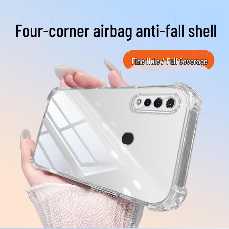 OPPO A8/A9 Transparent Airbag Anti-Drop TPU Protective Phone Case OPPO A9 прозрачный