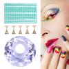 Nail Art Display Stand Set Magnetic   Holder Practice Showing Shelf Manicure Tool