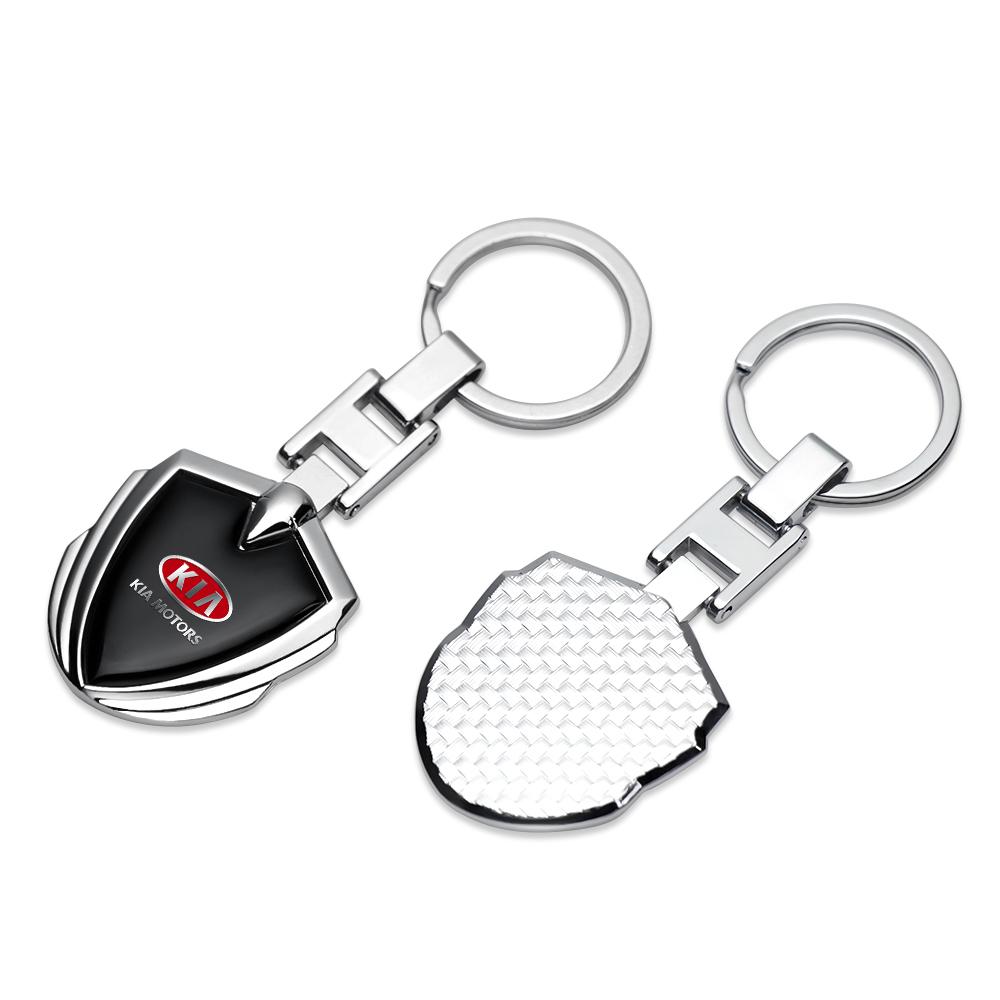 2026 Hot Car Sticker Fashion Keychains Keyring Car Key Ring Pendant for KIA Sportage Niro Rio Ceed Cerato Soul Sorento Picanto O