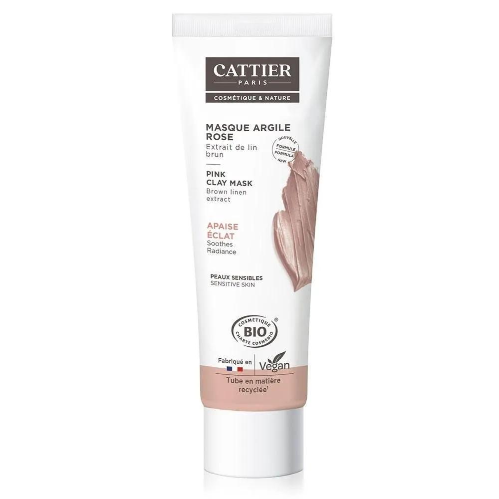 Cattier Pink Clay Face Mask 100ml