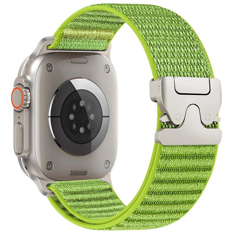 Nylon Sport Band for Apple Watch Series Ultra 3 49mm 42 45 38 40 41mm Parachute Buckle Strap for Iwatch Series 11 10 9 8 7 6 SE3