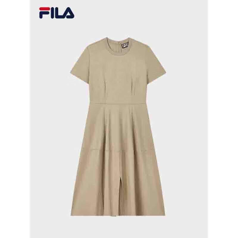 FILA Women s Knit Waist-Cinching Long Dress XL