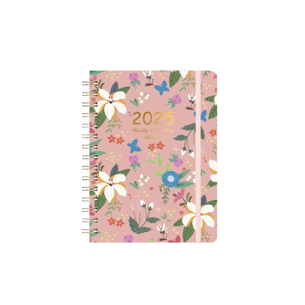 Notebook Daily Planner A5 Coil Schedule Customized Weekly Planner 2025