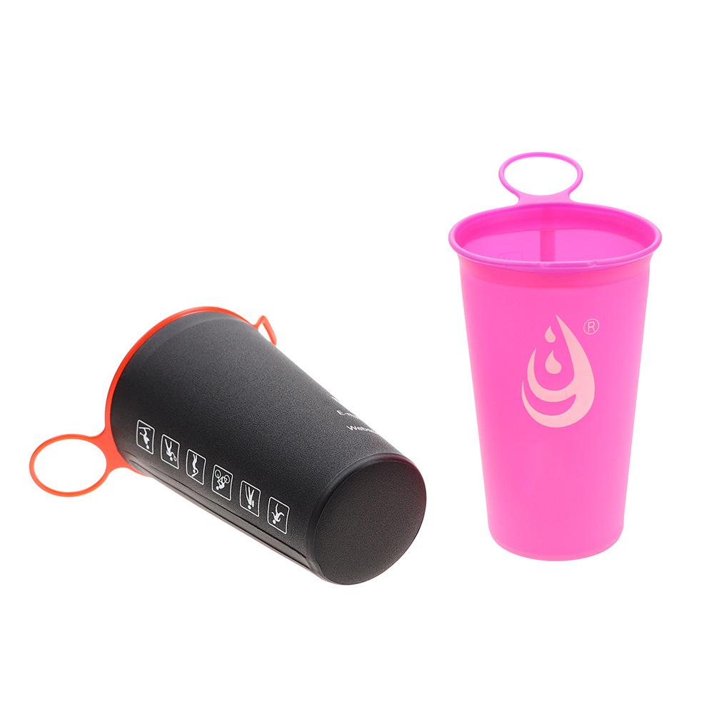 200ml Sports Events Marathon Water Cup Random Color Outdoor Soft Water Bottle Sports Water Bottle BPA FREE Running