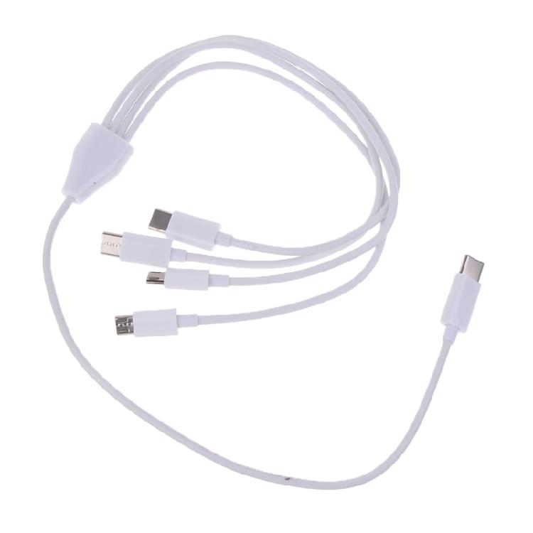 4-in-1 USB C To Multi Charging Cable USB C To Micro USB + Type C Universal