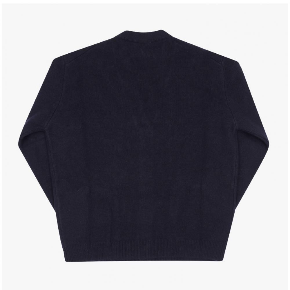 MaiSon KitSune Men S Cardigan Gray Fox Head Patch Pm00510kt1180