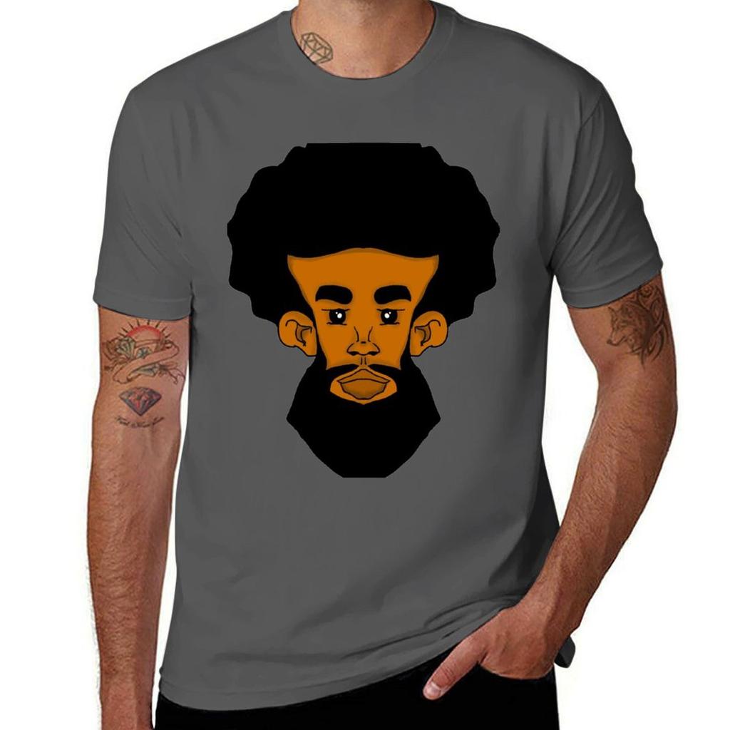 Afro Bro TShirt Casual Lightweight Short Sleeve Top