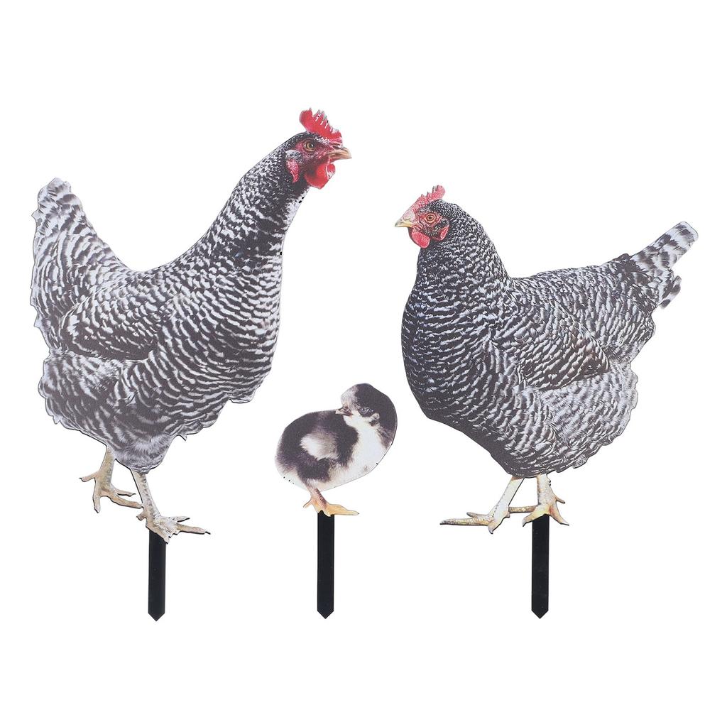 Kohout Zahrada Kůl Dekorace Akryl Realistický Odolný proti povětrnostním vlivům Kuře Zahrada Socha Socha