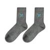 Female Autumn and Winter Sweet Everything with Bow Embroidery In The Tube Pile Socks