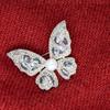 Luxury Butterfly Brooch Fashion Pearl Pins For Women Zircon Accessories Suit Coat Wedding Gifts Crystal Insect Jewelry