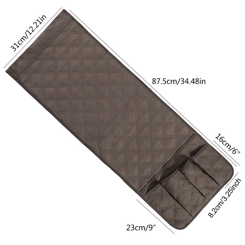 Sofa Armrest Pocket Fashion Bedside Pocket Table Side Pocket Newspaper Remote Control Sundry Storage Bag Phone Holder