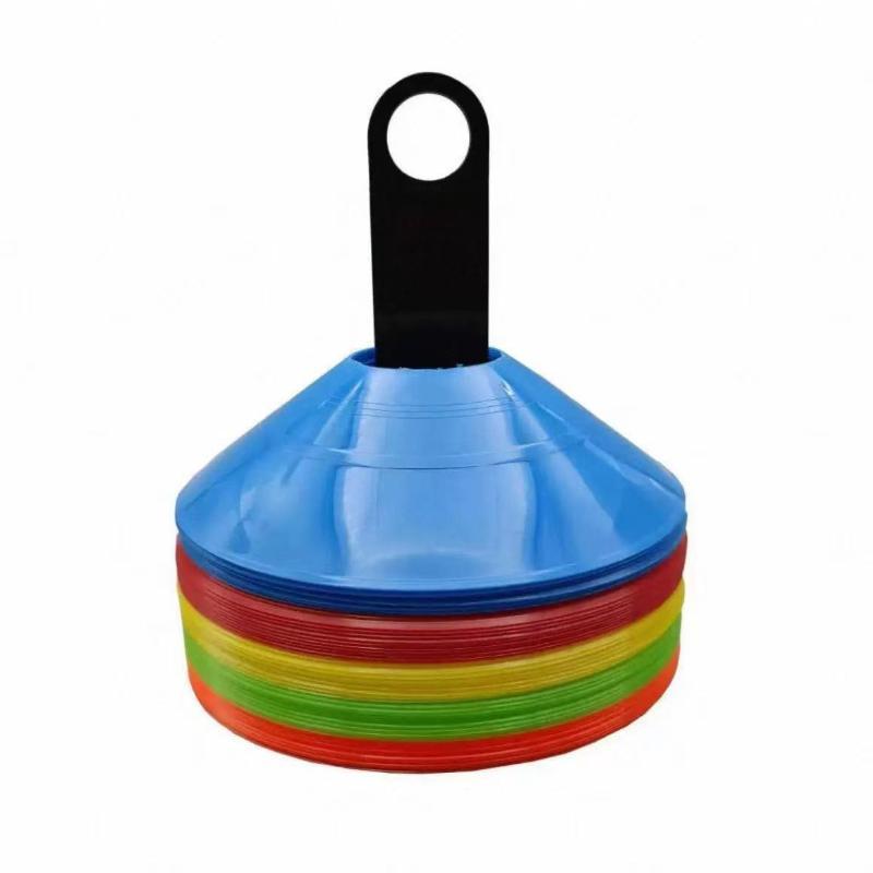 5Pcs Non-Slip Multicolor Training Marker Discs Lightweight Plastic for Soccer Basketball Practice Drills
