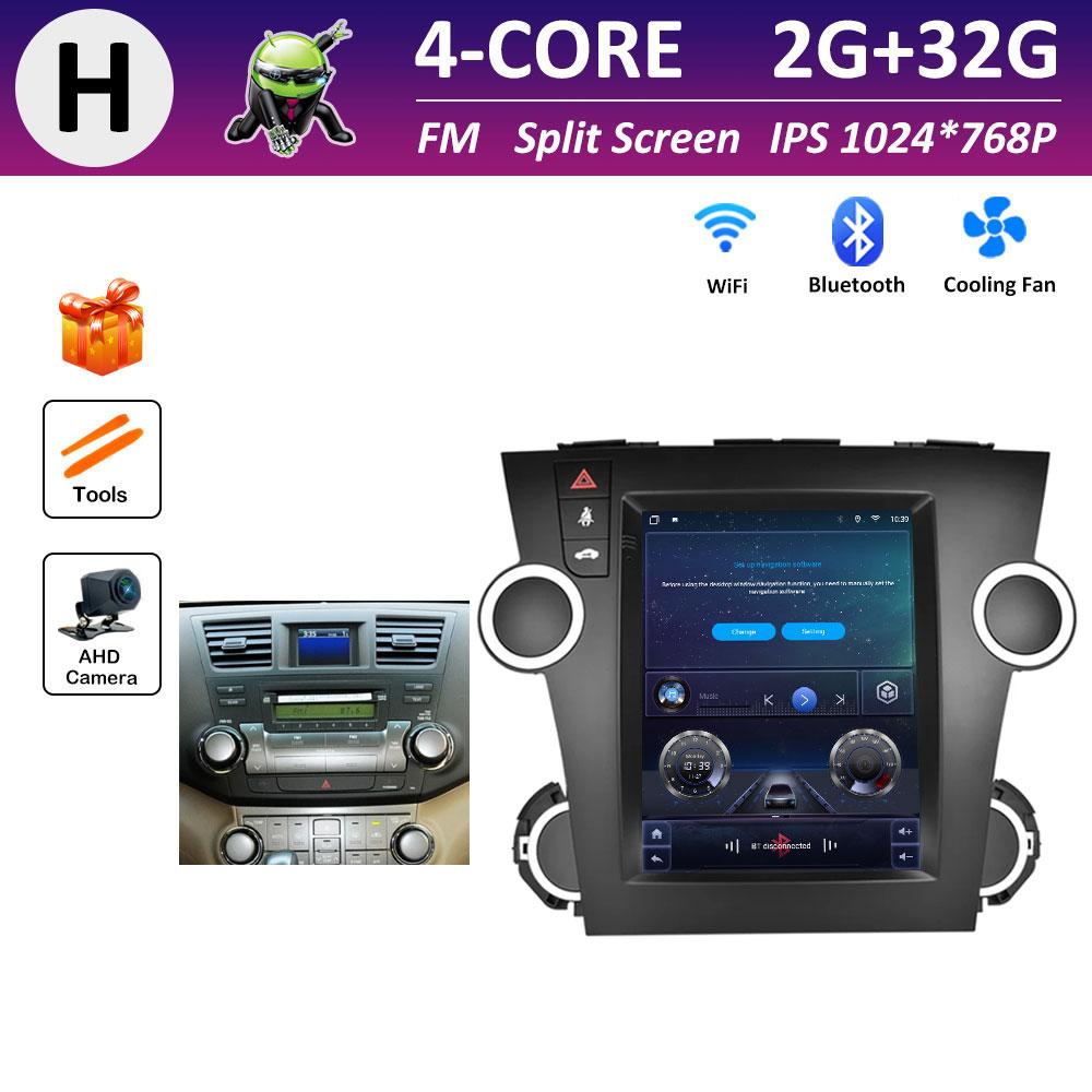 Android Intelligent System for Toyota Highlander 2009 2010 2011 2012 - 2014 GPS Navigation WIFI IPS Touch Screen Auto Tools WIFI