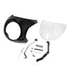 Für Harley Sportster Bobber Touring Honda Motorrad Universell Cafe Racer 7 Zoll Scheinwerfer Lenker Verkleidung Windschutzscheiben Kits