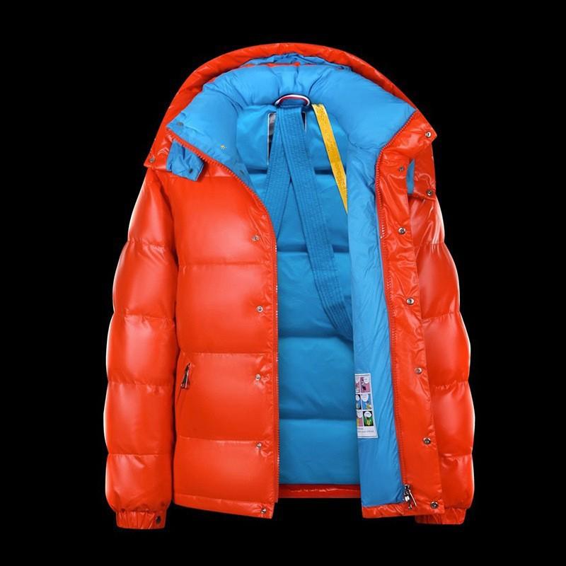 Mens White Duck Down Puffer Jacket