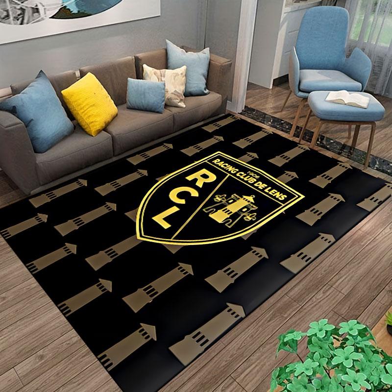 Racing Club De Lens Logo Carpet Suitable As a Non-slip Mat for the Living Room or Bedroom Sofa