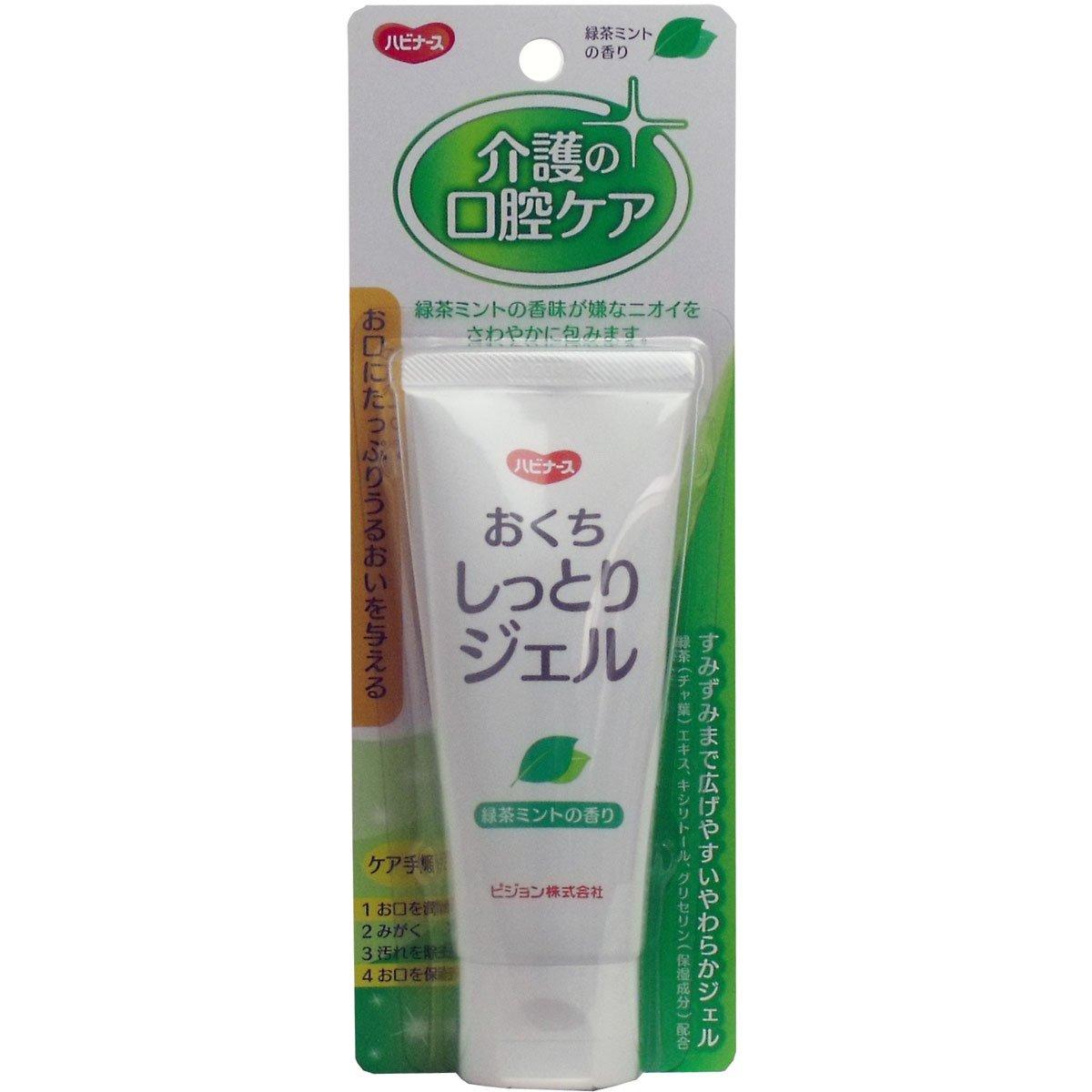 

[Value pack of 3] Habinurse Moisturizing Gel, Green Tea Mint Scent, 60g x 3 sets