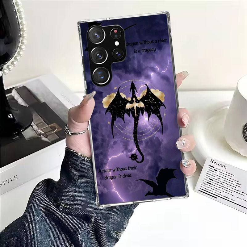F-Fourth W-Wing Dragon Soft Phone Case For Samsung Galaxy S22 S23 S24 S25 Edge S26 Ultra S20 FE S21 Plus + Fundas Coque Galaxy S