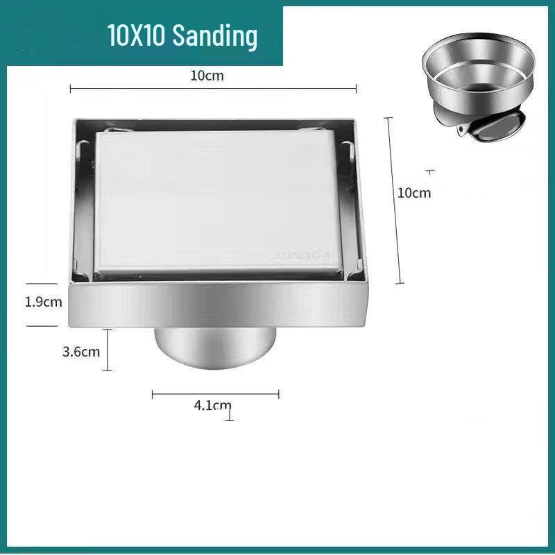 MDNG Stainless Steel Hidden Floor Drain