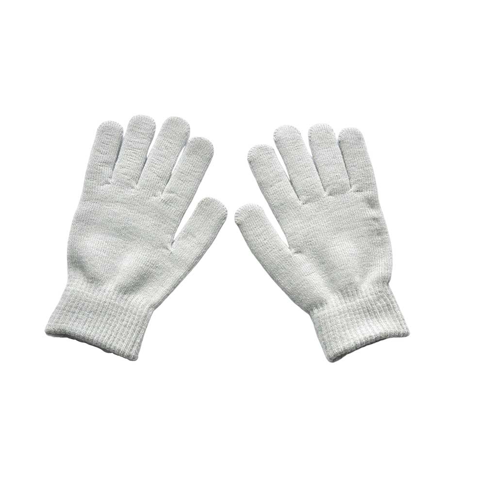 

1 пара женских и мужских дышащих эластичных вязаных перчаток для взрослых, велосипедных спортивных портативных теплых варежек, однотонное уличное снаряжение светло-серый