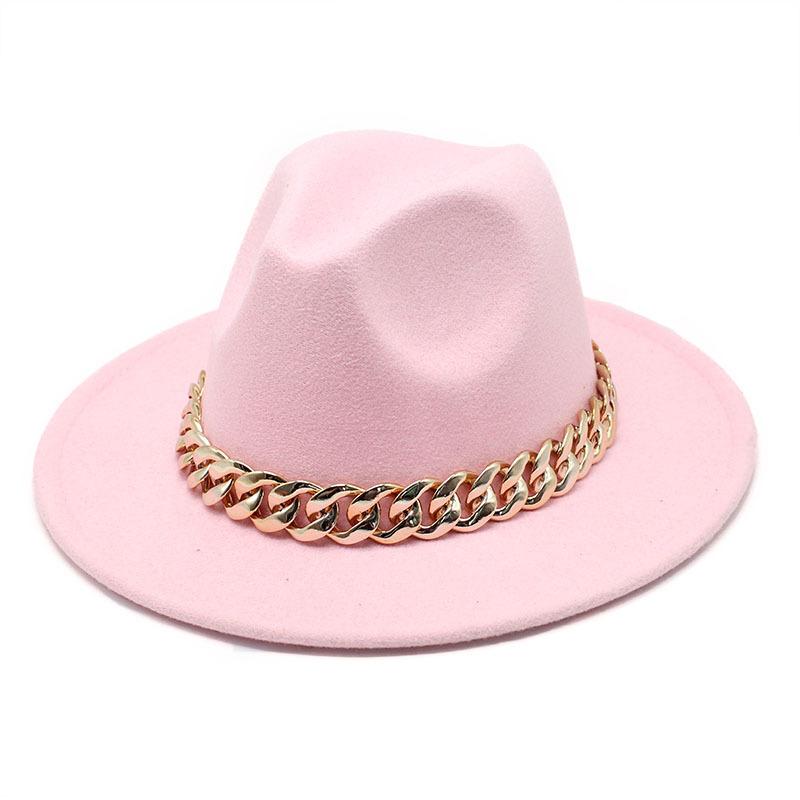 Hat Ladies Jazz Hat Seasonal British Chain Retro Top Hat Ladies Wool Gentleman Hat