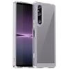 WANLONFENG MF Series for Sony Xperia 1 V Case TPU+Acrylic Clear Phone Cover with Tempered Glass Film