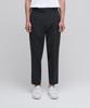 Carrot Hidden Banding Crop Slacks [Charcoal Gray]