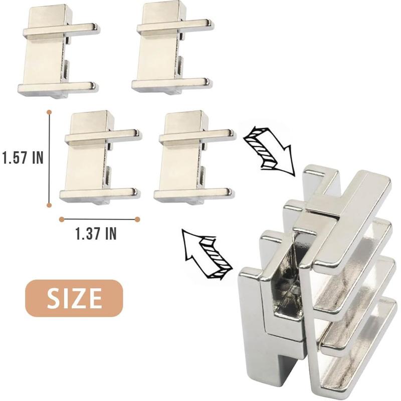 3PCS Highly Difficult Brain Teaser Puzzle Metal IQ Challenge Games Educational Toys For Kids Adults Juegos De Ingenio Metalico