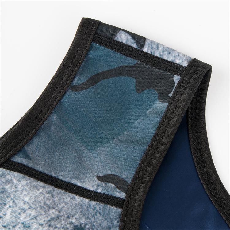 Sweat Suit Men's Sports Corset Belly Fitness Clothing Running Sweat Camouflage Undershirt Shapewear