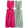 Fashion Style 2024 Summer New Arrival Women's Open Design Buckle Decoration Dress 9878122 537