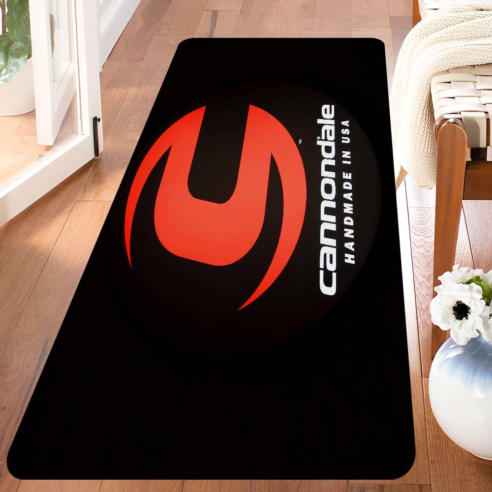 C-Cannondale Floor Mat Rectangle Anti-slip Home Soft Badmat Front Door Indoor Outdoor Mat Welcome Doormat