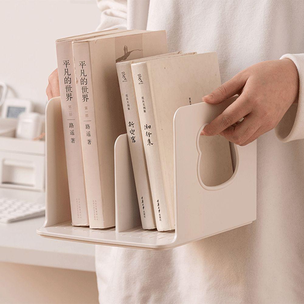 Large Capacity Bookends Stand Non-Slip Document Book Hold Book Portable Desktop Bookstand  Students