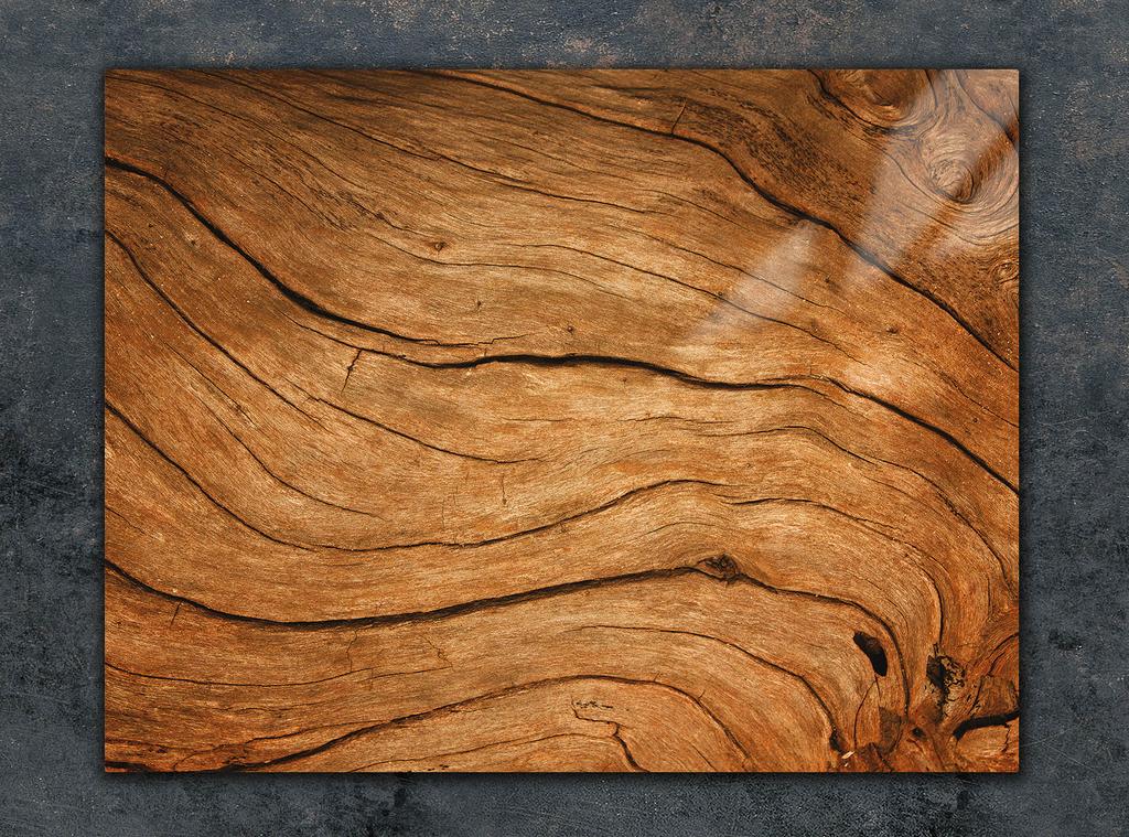 SZKLANA DESKA DO KROEJNIA 30x22 DREWNO