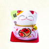 5pcs/set Car Ornaments Cute Smiling Lucky Cat Auto Interior Ornaments