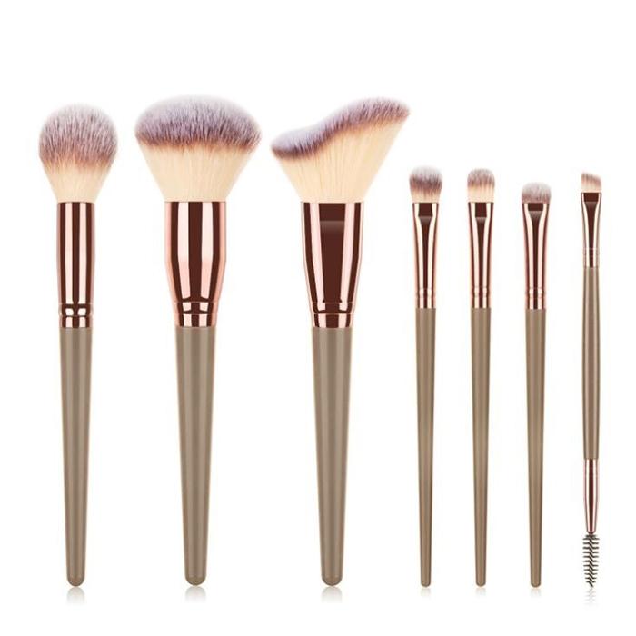 7/10/15pcs Professional Makeup Brushes Set Bag Foundation Eyelash Eyebrow Eyeshadow Cosmetic Make Up Tool