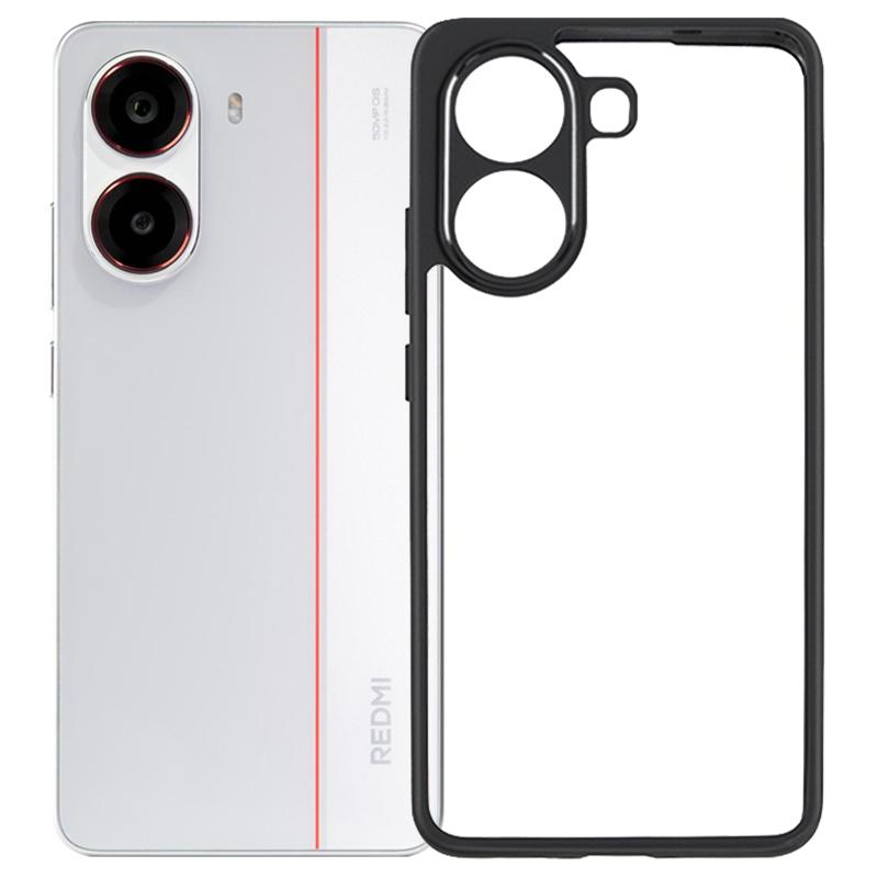 

For Xiaomi Poco X7 Pro 5G/Redmi Turbo 4 5G Case Shockproof PC+TPU Clear Back Phone Cover Type A